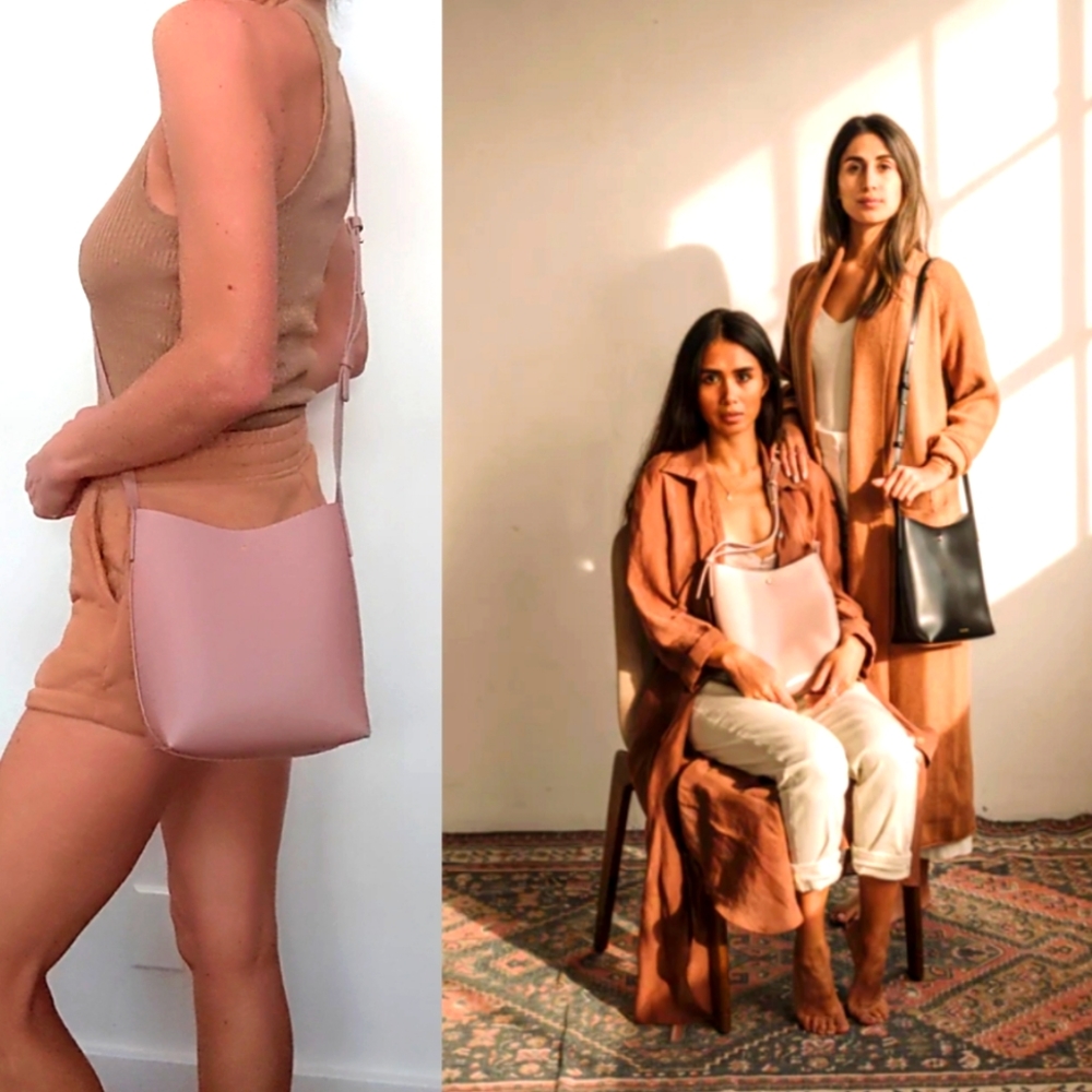 Nwot SAMARA muted pink famous shoulder bag